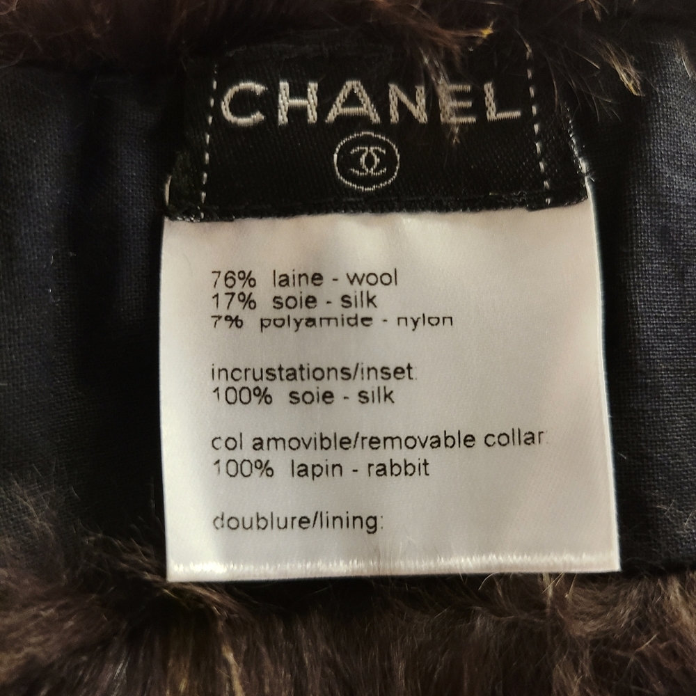 Chanel Fur Camellia Brooche. - Picture 3 of 3